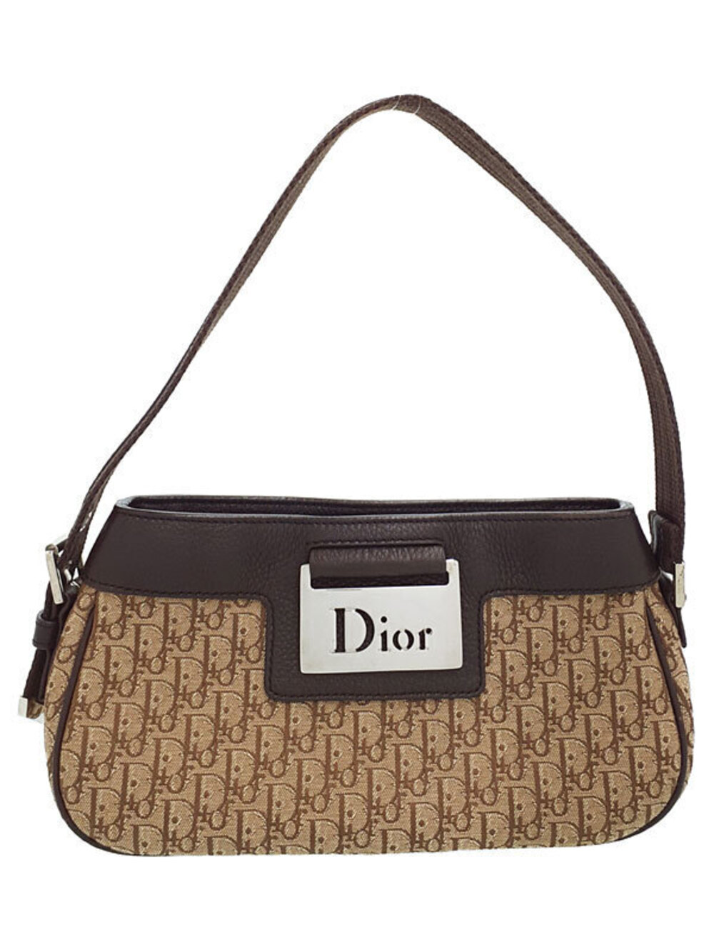 Christian Dior Trotter Street Chic bag John Galliano Beige Cream monogram brown